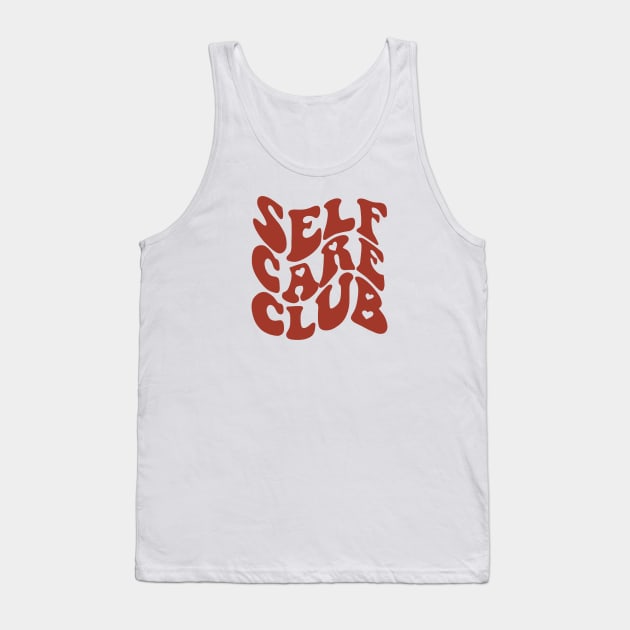 Self Care Club Tank Top by Holailustra